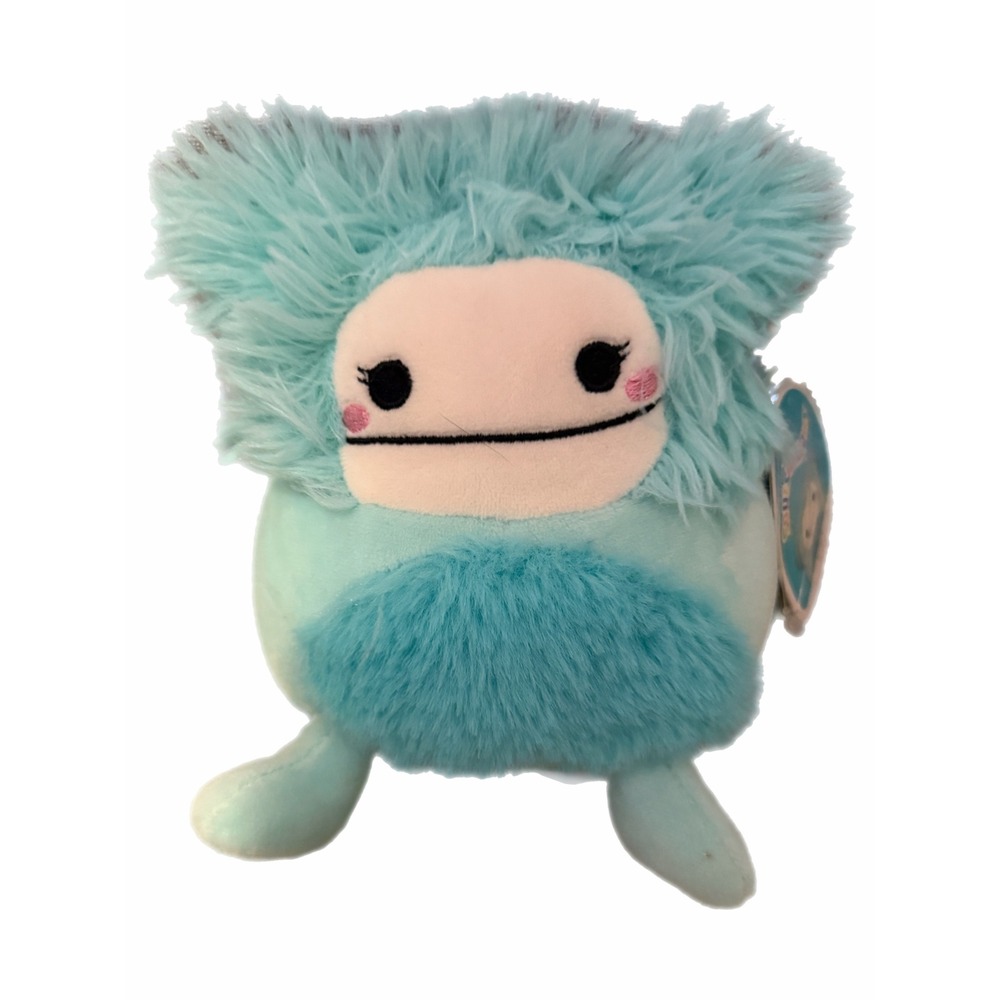 Squishmallows 5 Inch Joelle the Bigfoot Teal Plush Kellytoy NWT